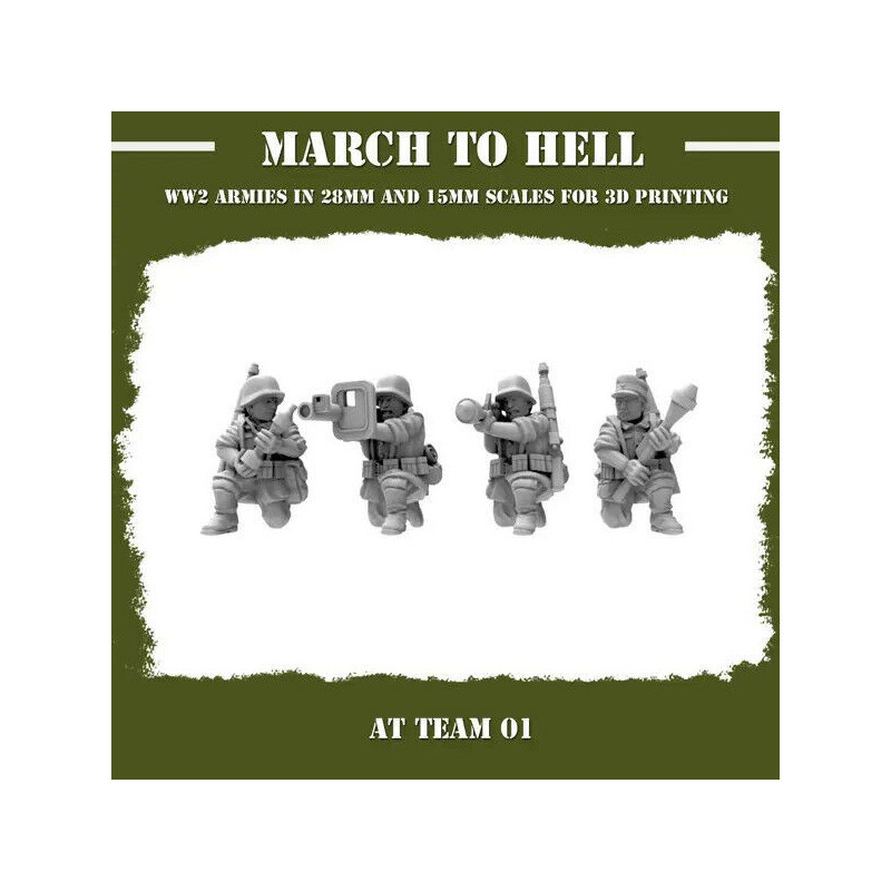 Infanterie Wehrmacht 3D – Soldats allemands WW2 pour Wargames
