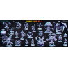 Figurines pour jeux de rôle, Wargame Impréssion 3D résine. Classic RPG Vol 3