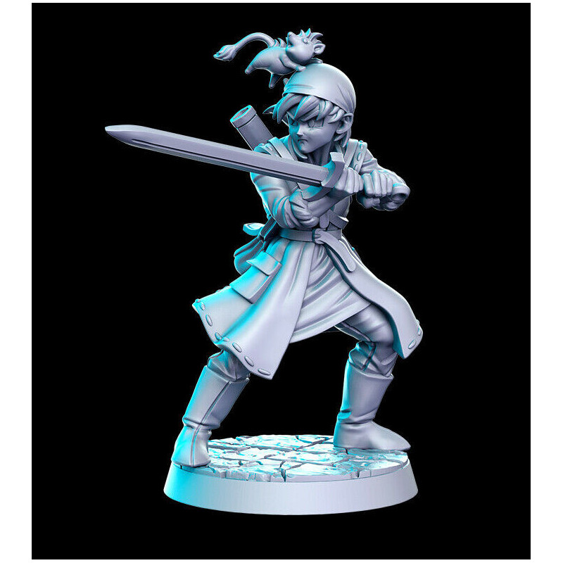 Figurines pour jeux de rôle, Wargame Impréssion 3D résine. Classic RPG Vol 3