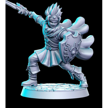 Figurines pour jeux de rôle, Wargame Impréssion 3D résine. Classic RPG Vol 3