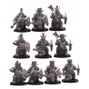 Figurines Nains du chaos imprimées en 3D