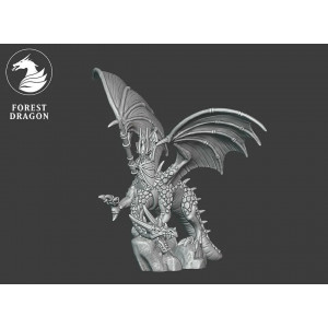 Forest Dragon impréssion 3d-High elves-Lord on dragon 15mm