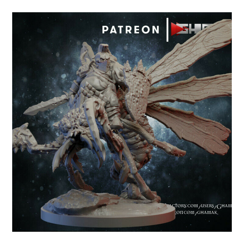 "Armée du Chaos Ghamak - Figurines 3D pour Wargames Fantasy & Batailles Épiques"