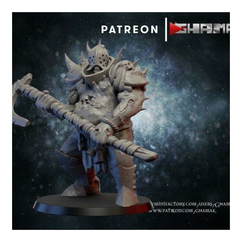 "Armée du Chaos Ghamak - Figurines 3D pour Wargames Fantasy & Batailles Épiques"