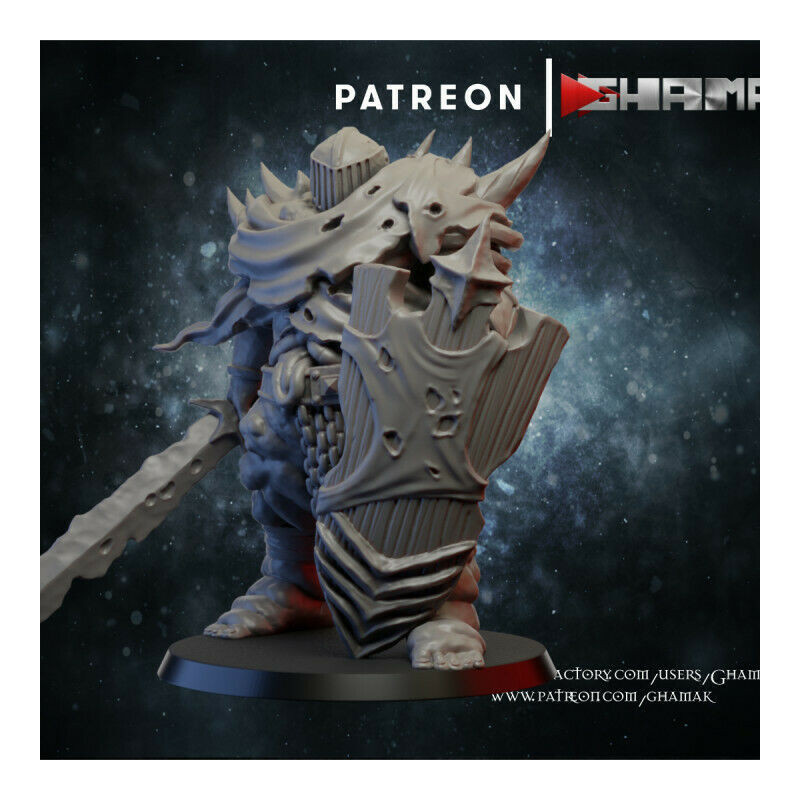 "Armée du Chaos Ghamak - Figurines 3D pour Wargames Fantasy & Batailles Épiques"