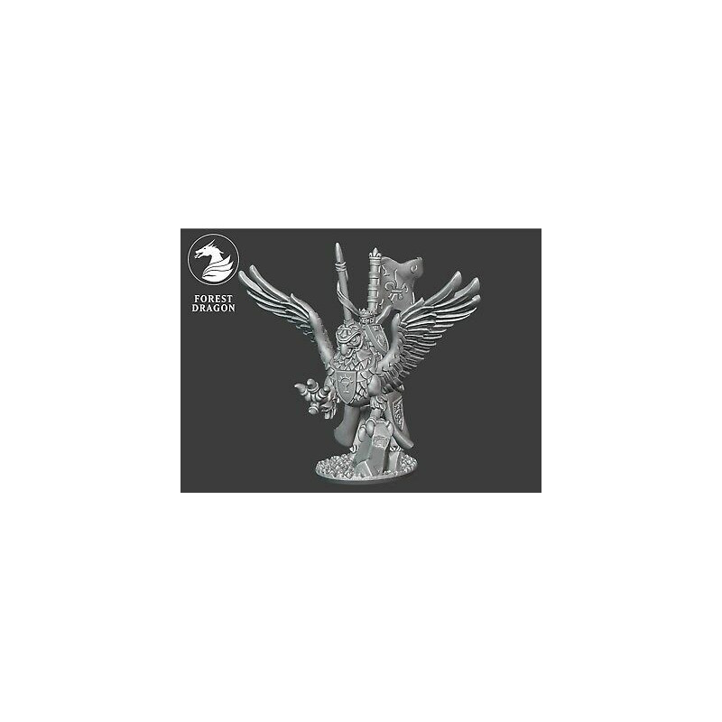 Forest Dragon impréssion 3d-Héros sur Hipogriffe-Echelle 15mm