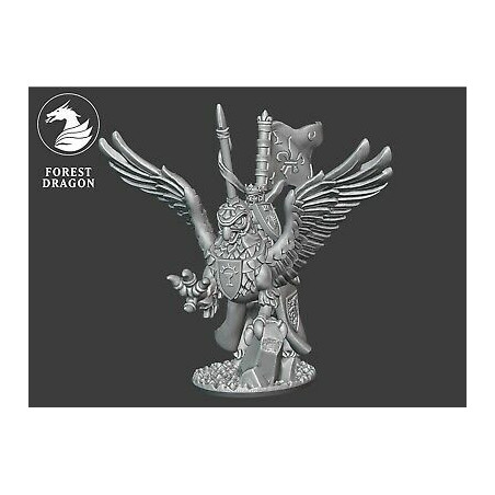 Forest Dragon impréssion 3d-Héros sur Hipogriffe-Echelle 15mm