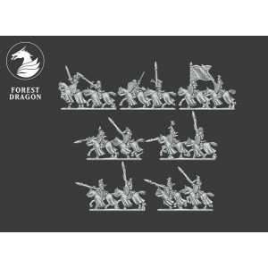 Forest Dragon Minihammer Impression 3D 15mm Bretonnian Kingdom knights