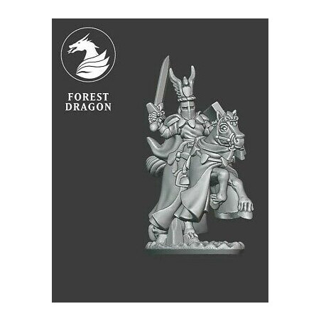 Forest Dragon impréssion 3d-Héros à cheval-Echelle 15mm