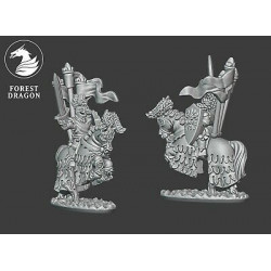 Forest Dragon impréssion 3d-Chevalier vert-Echelle 15mm