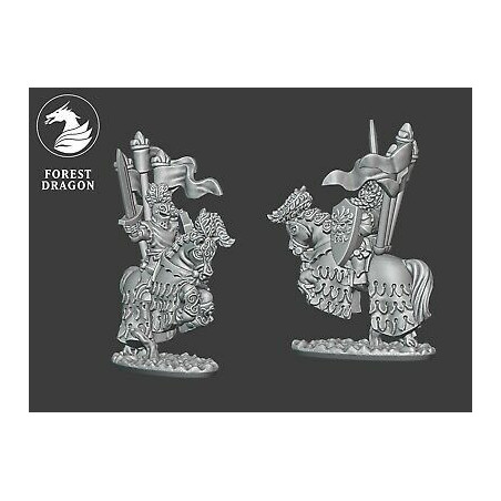 Forest Dragon impréssion 3d-Chevalier vert-Echelle 15mm