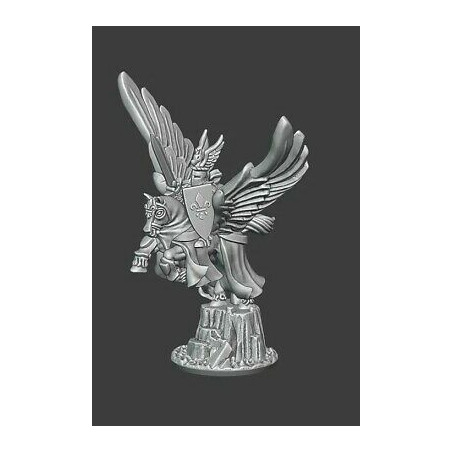 Forest Dragon impréssion 3d-Héros sur pégase -Echelle 15mm