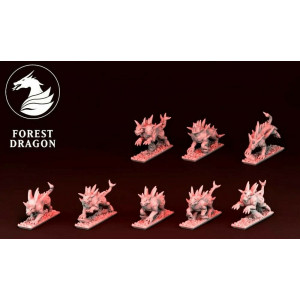 Forest Dragon Minihammer Impression 3D 15mmChaos Chiens