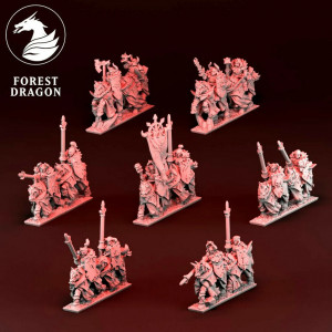 Forest Dragon Minihammer Impression 3D 15mmChaos knights