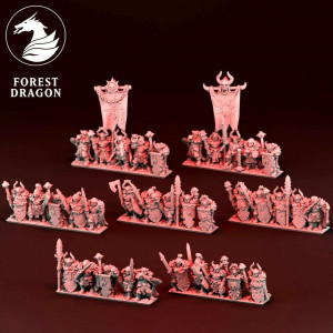 Forest Dragon Minihammer Impression 3D 15mmChaos warriors