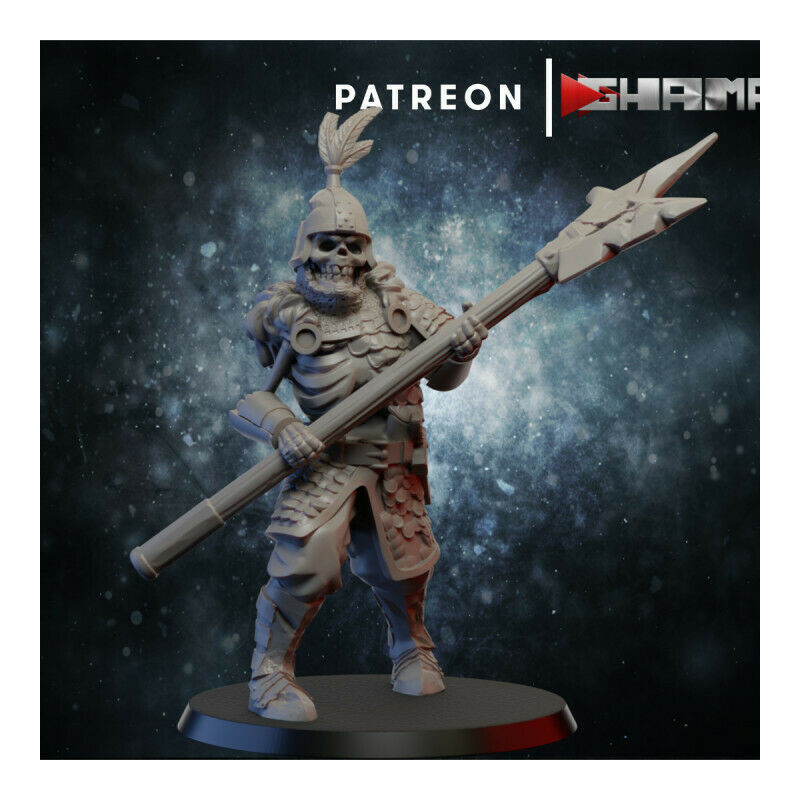Figurines Morts-Vivants Ghamak – Armées Squelettiques et Horreurs Fantasy en 3D

