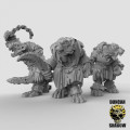 Impression 3D figurines jeux de rôle D&D, Saga, 9th Age, Rat Folk Slave