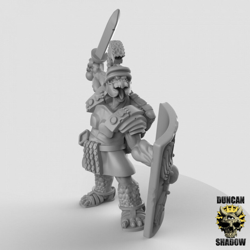 Figurines Anthropomorphes Duncan Shadow – Impression 3D pour Wargames et Jeux de Rôle
