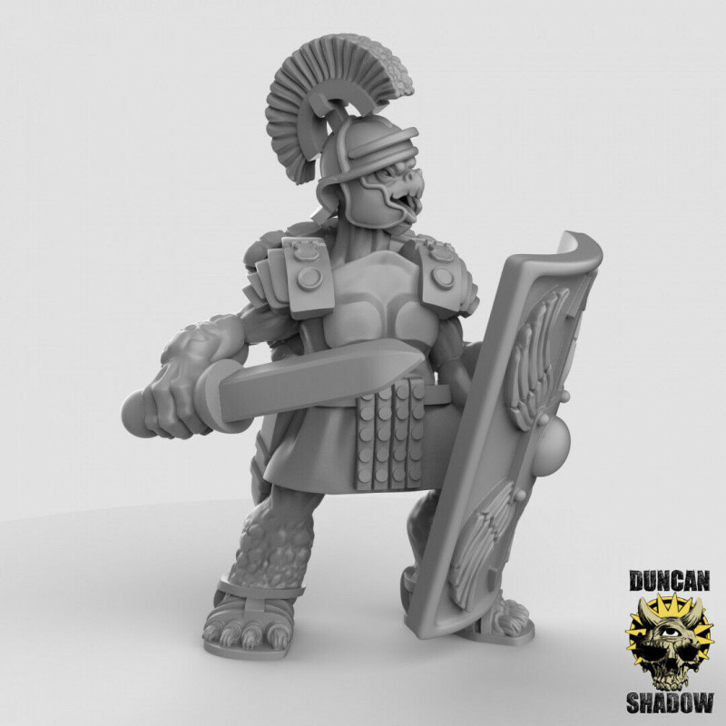 Figurines Anthropomorphes Duncan Shadow – Impression 3D pour Wargames et Jeux de Rôle
