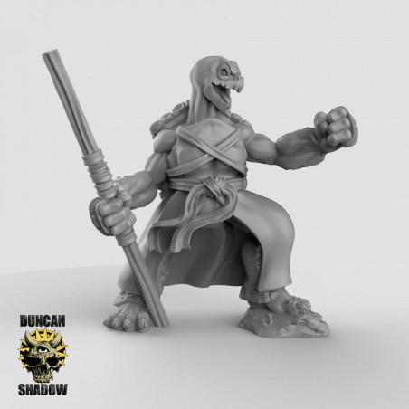 Figurines Anthropomorphes Duncan Shadow – Impression 3D pour Wargames et Jeux de Rôle
