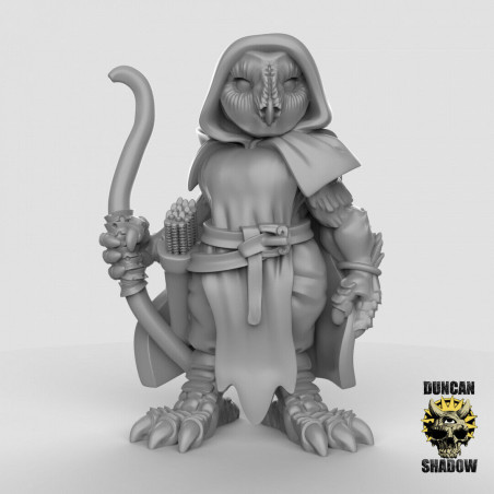 Figurines Anthropomorphes Duncan Shadow – Impression 3D pour Wargames et Jeux de Rôle
