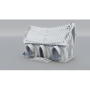 -Décor impréssion 3D Maison Elfe Simple