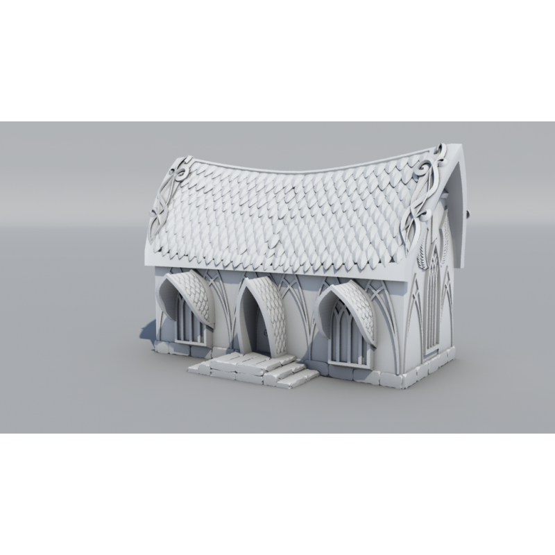 -Décor impréssion 3D Maison Elfe Simple