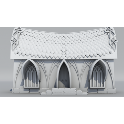 -Décor impréssion 3D Maison Elfe Simple (2)