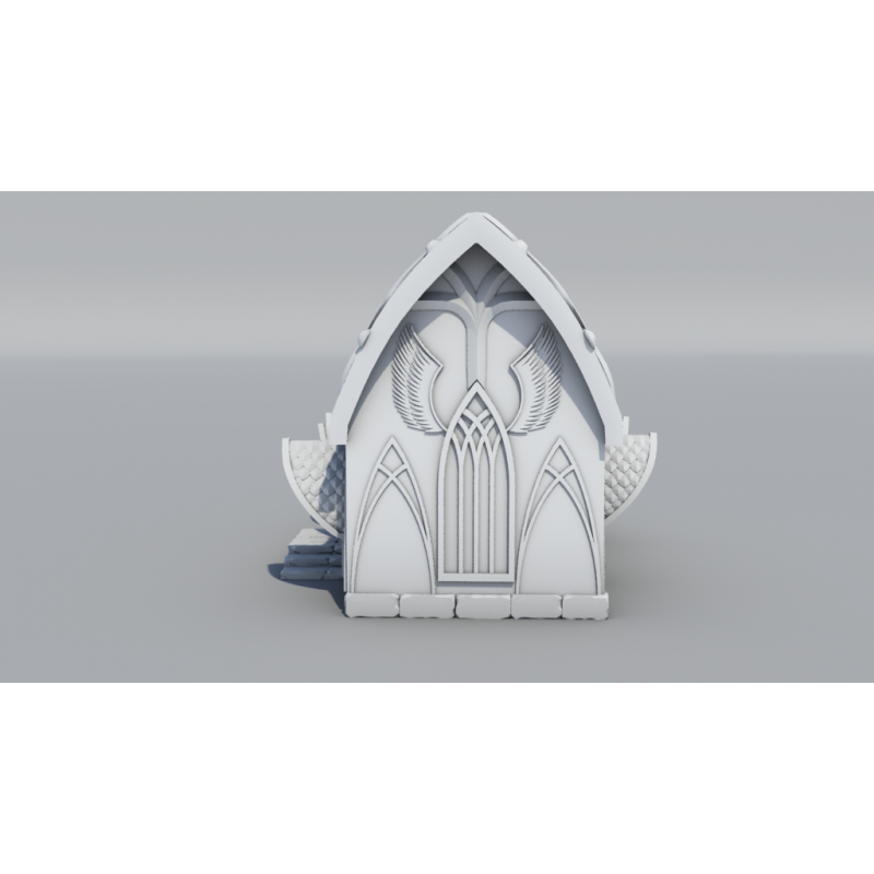 -Décor impréssion 3D Maison Elfe Simple
