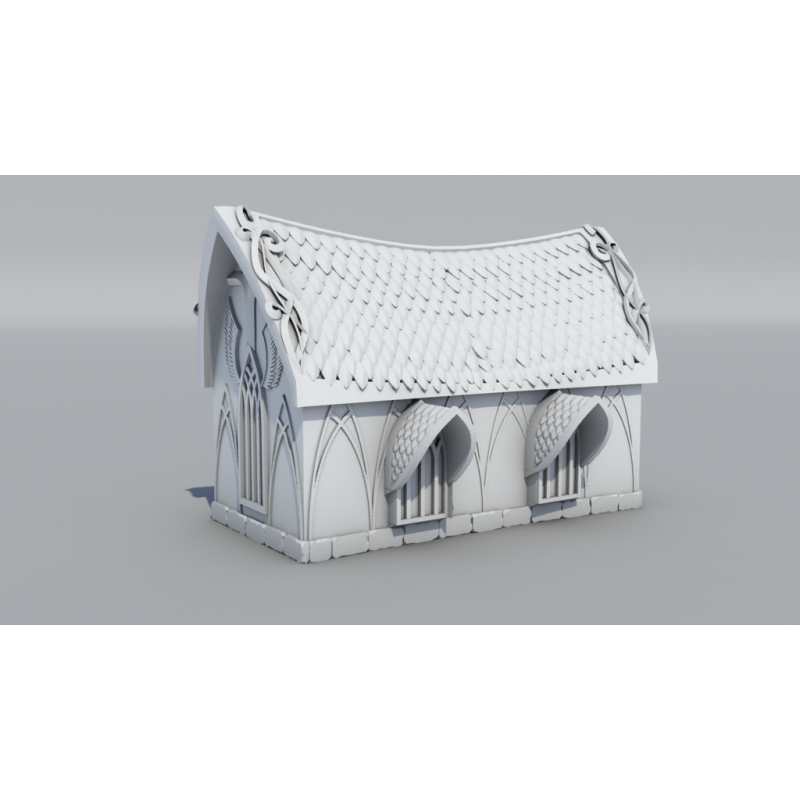 -Décor impréssion 3D Maison Elfe Simple