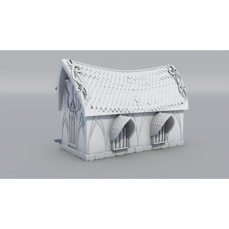 -Décor impréssion 3D Maison Elfe Simple