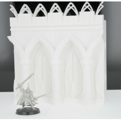 Tours et murs cité elfique Décors impréssion 3D (2)