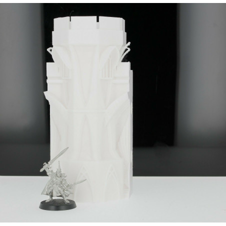 Tours et murs cité elfique Décors impréssion 3D