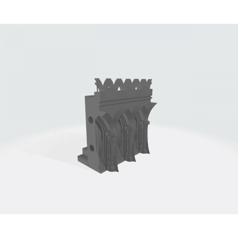 Tours et murs cité elfique Décors impréssion 3D