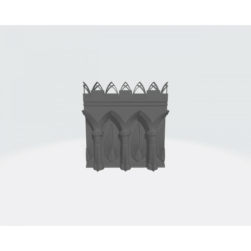 Tours et murs cité elfique Décors impréssion 3D