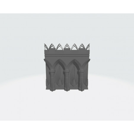 Tours et murs cité elfique Décors impréssion 3D