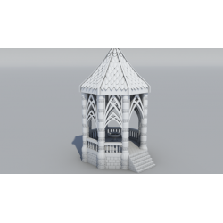 9th Age décors impression 3D Carousel Elfique  (2)