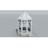 9th Age décors impression 3D Carousel Elfique 