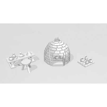9th Age décors impression 3D Set de Potier