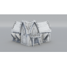 9th Age décors impression 3D Grande maison elfique 