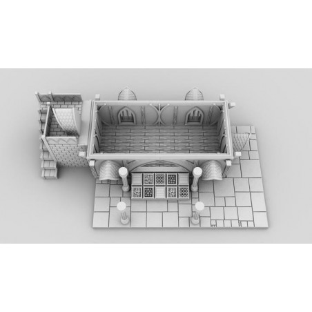9th Age décors impression 3D Magasin elfique 