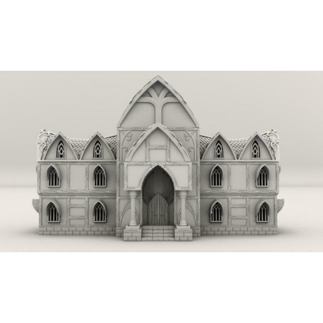9th Age décors impression 3D Auberge elfique 