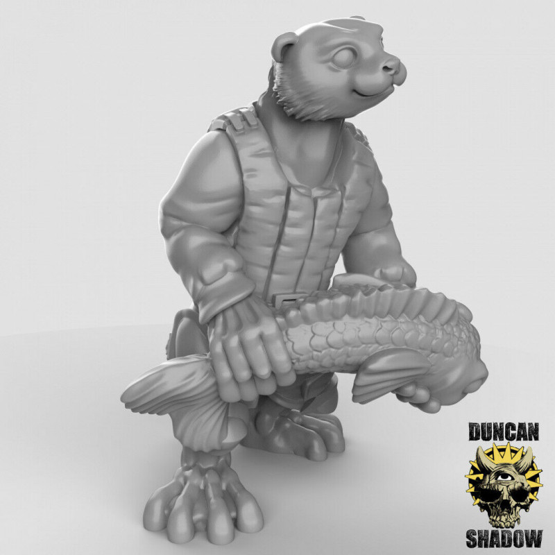 Figurines Anthropomorphes Duncan Shadow – Impression 3D pour Wargames et Jeux de Rôle
