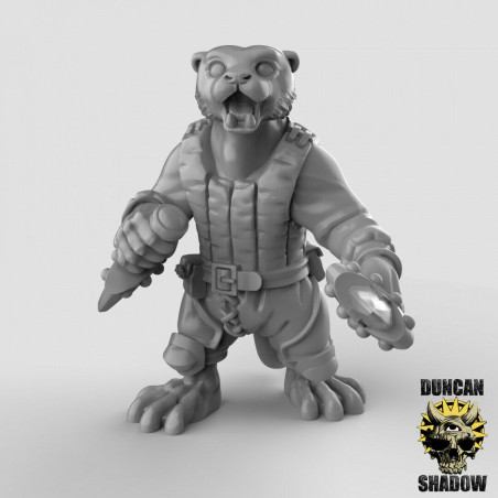 Figurines Anthropomorphes Duncan Shadow – Impression 3D pour Wargames et Jeux de Rôle
