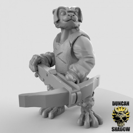 Figurines Anthropomorphes Duncan Shadow – Impression 3D pour Wargames et Jeux de Rôle
