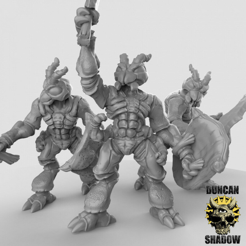 Figurines Anthropomorphes Duncan Shadow – Impression 3D pour Wargames et Jeux de Rôle
