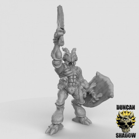 Figurines Anthropomorphes Duncan Shadow – Impression 3D pour Wargames et Jeux de Rôle
