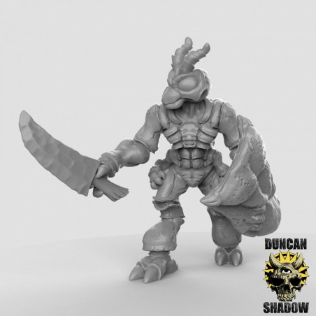 Figurines Anthropomorphes Duncan Shadow – Impression 3D pour Wargames et Jeux de Rôle
