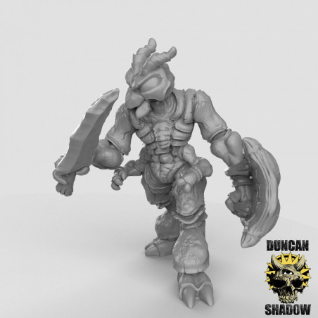 Figurines Anthropomorphes Duncan Shadow – Impression 3D pour Wargames et Jeux de Rôle
