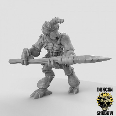 Figurines Anthropomorphes Duncan Shadow – Impression 3D pour Wargames et Jeux de Rôle
